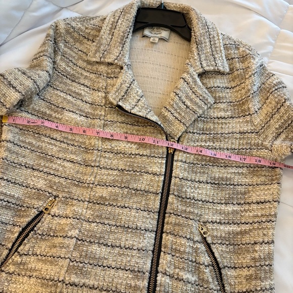 Lucky Brand Women's Cream Knit Sweater Full Zip Jacket - Picture 10 of 10